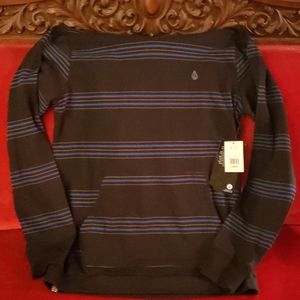 VOLCOM HOODED SHIRT NWT